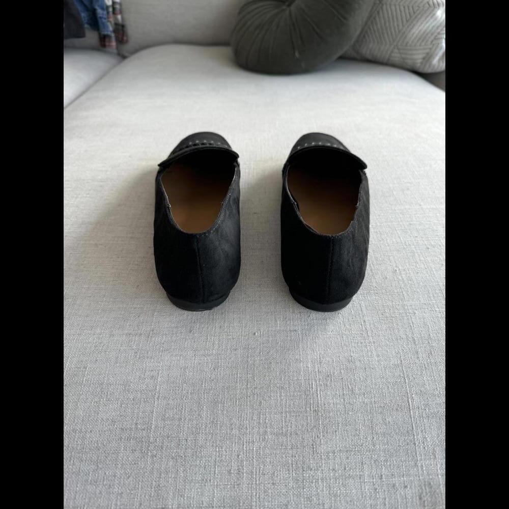 Kensie Natalia Braid Loafer Shoes - Black - Size 8 - Picture 4 of 5